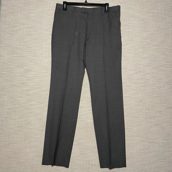 Banana Republic Suit 2 Piece 40R (34x30.5) Mens Marzotto 2B 2V Gray 421241-00 - Picture 11 of 16